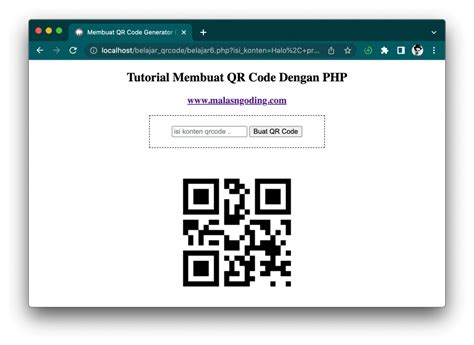 Membuat Qrcode Dengan Php Mysql - Scan Qr Code  